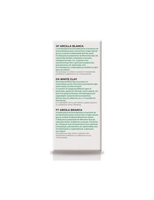 ARCILLA BLANCA 250 GR SORIA NATURAL
