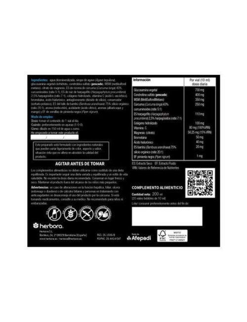 ARTIOPTIM PLUS 20 VIALES HERBORA