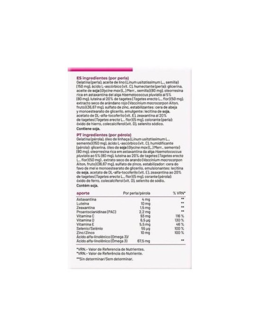 ASTAXANSOR 30 PER SORIA NATURAL