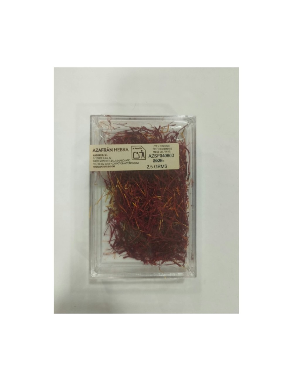 NATURCID AZAFRAN HEBRA 2,5 GR