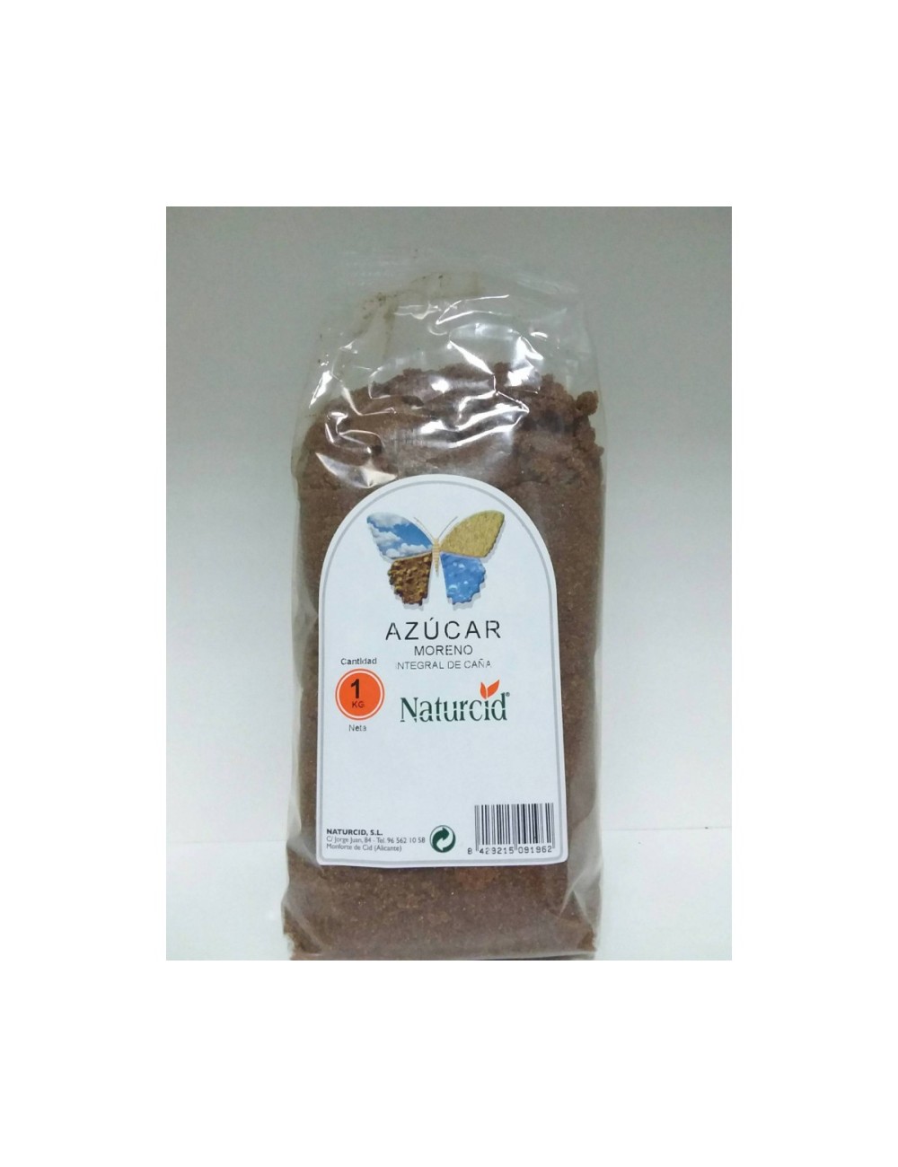 AZÚCAR MORENO INTEGRAL DE CAÑA 1 KG