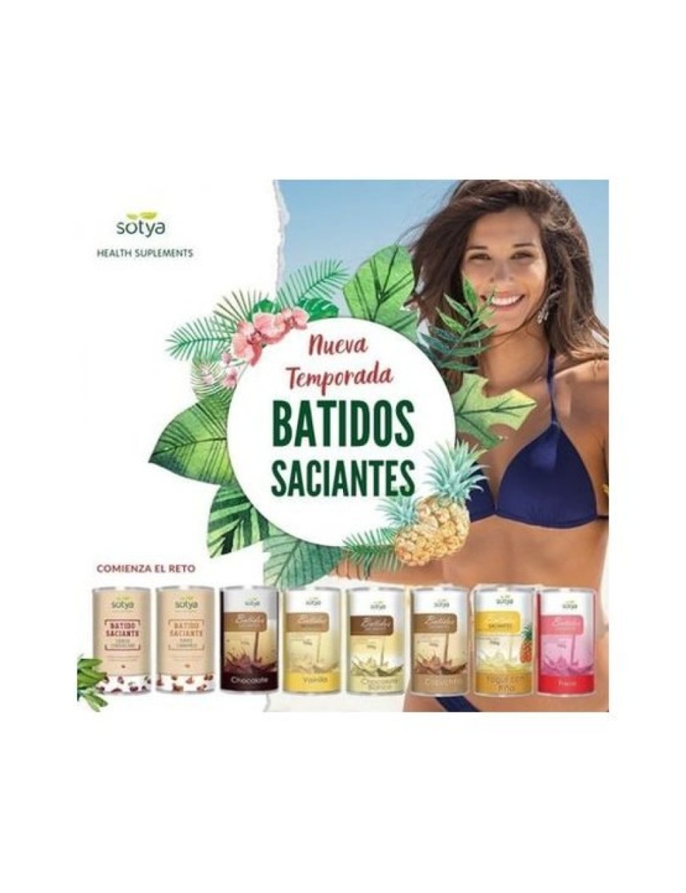 Batido saciante Yogur con Piña 700 gr.
