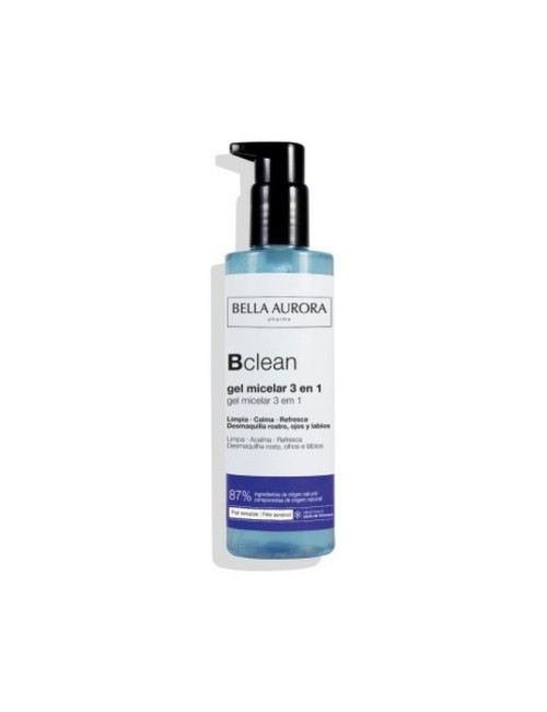 BCLEAN GEL MICELAR 3 EN 1 200 ML BELLA AURORA