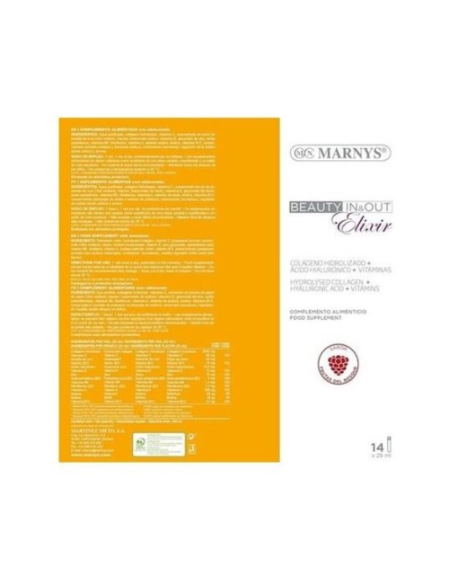 BEAUTY IN&OUT ELIXIR 14 VIALES MARNYS