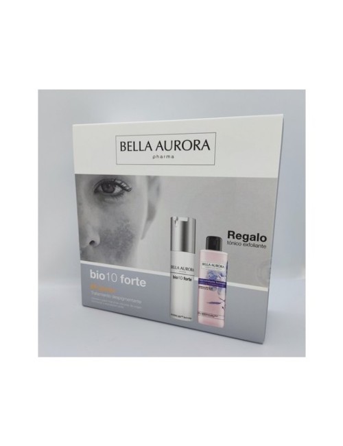 BIO 10 FORTE M-LASMA DESPIGMENTANTE 30 ML + TÓNICO EXFOLIANTE REGALO 200 ML BELLA AURORA