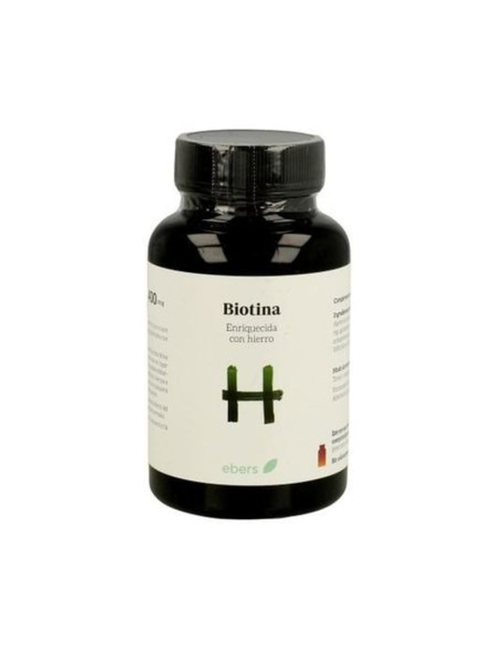 BIOTINA ENRIQUECIDA CON HIERRO 60 COMP EBERS