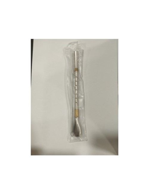 BOMBILLA ACERO INOX. + CEPILLO