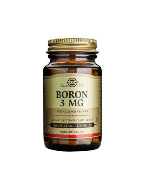 BORO 3 MG 100 CAP VEG SOLGAR