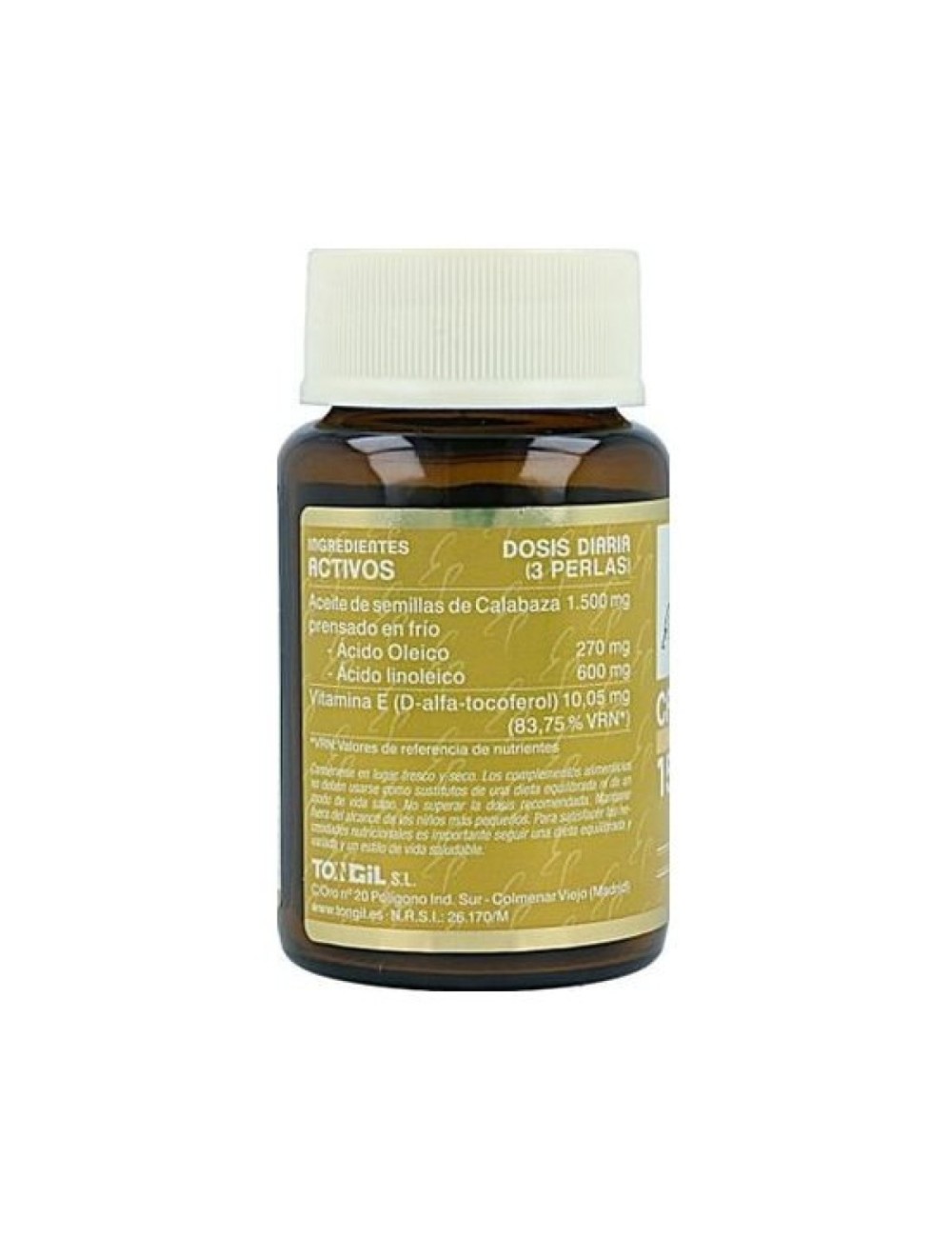 ACEITE CALABAZA 60 PERLAS 1500 MG TONGIL