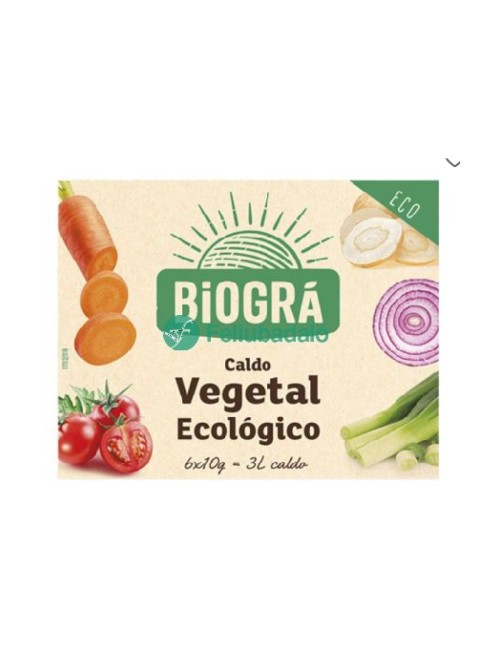 BIOGRA CALDO VEGETAL ECOLOGICO 6X10 GR