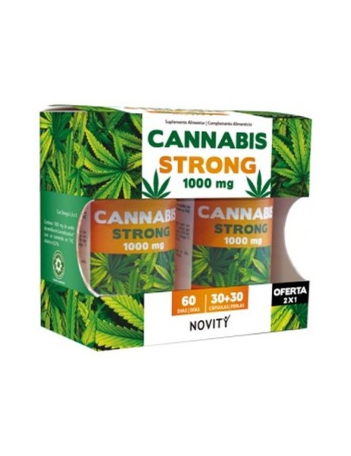 CANNABIS STRONG 1000MG 30+30 CAP DIETMED NOVITY