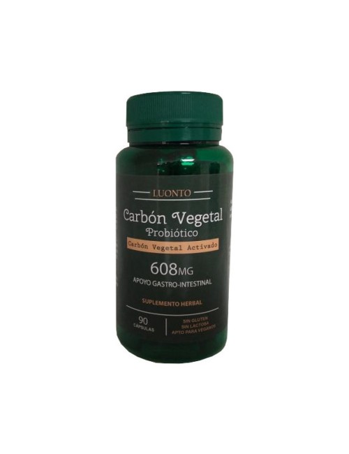 CARBÓN VEGETAL PROBIOTICO 60 CAP LUONTO
