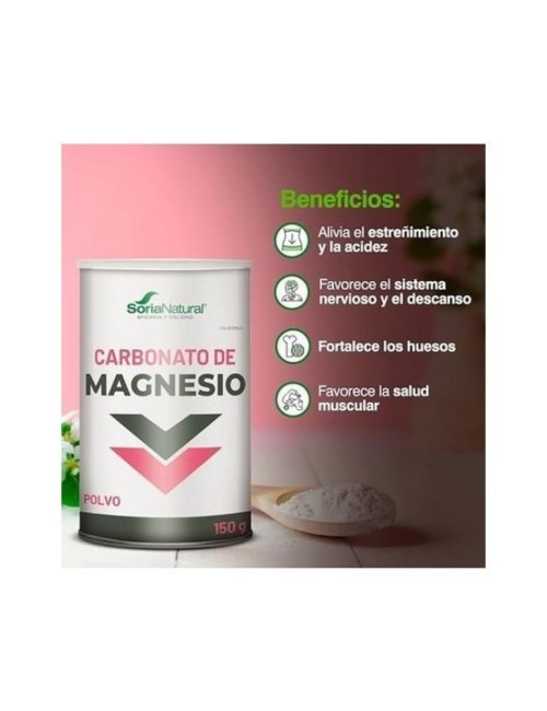 CARBONATO DE MAGNESIO 150 GR SORIA NATURAL