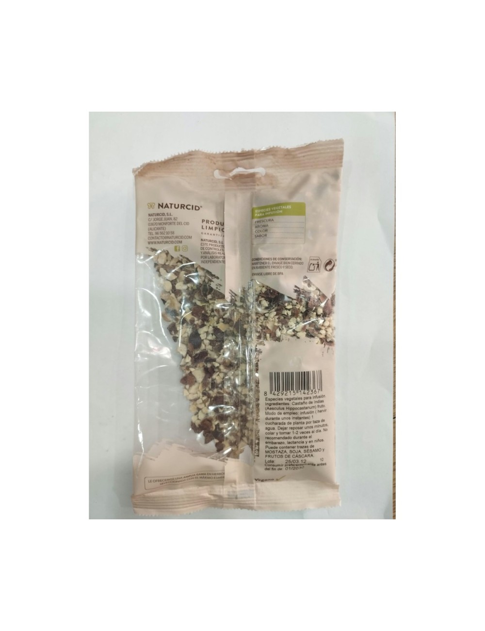 NATURCID CASTAÑO DE INDIAS 100 GR