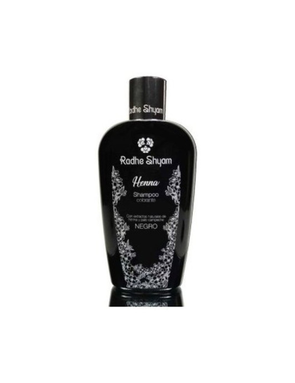 CHAMPÚ HENNA COLORANTE NEGRO 250 ML