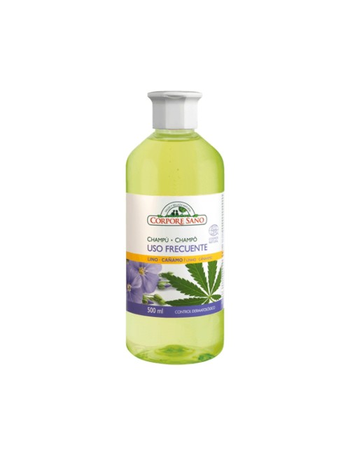 CHAMPÚ USO FRECUENTE LINO CAÑAMO 500 ML