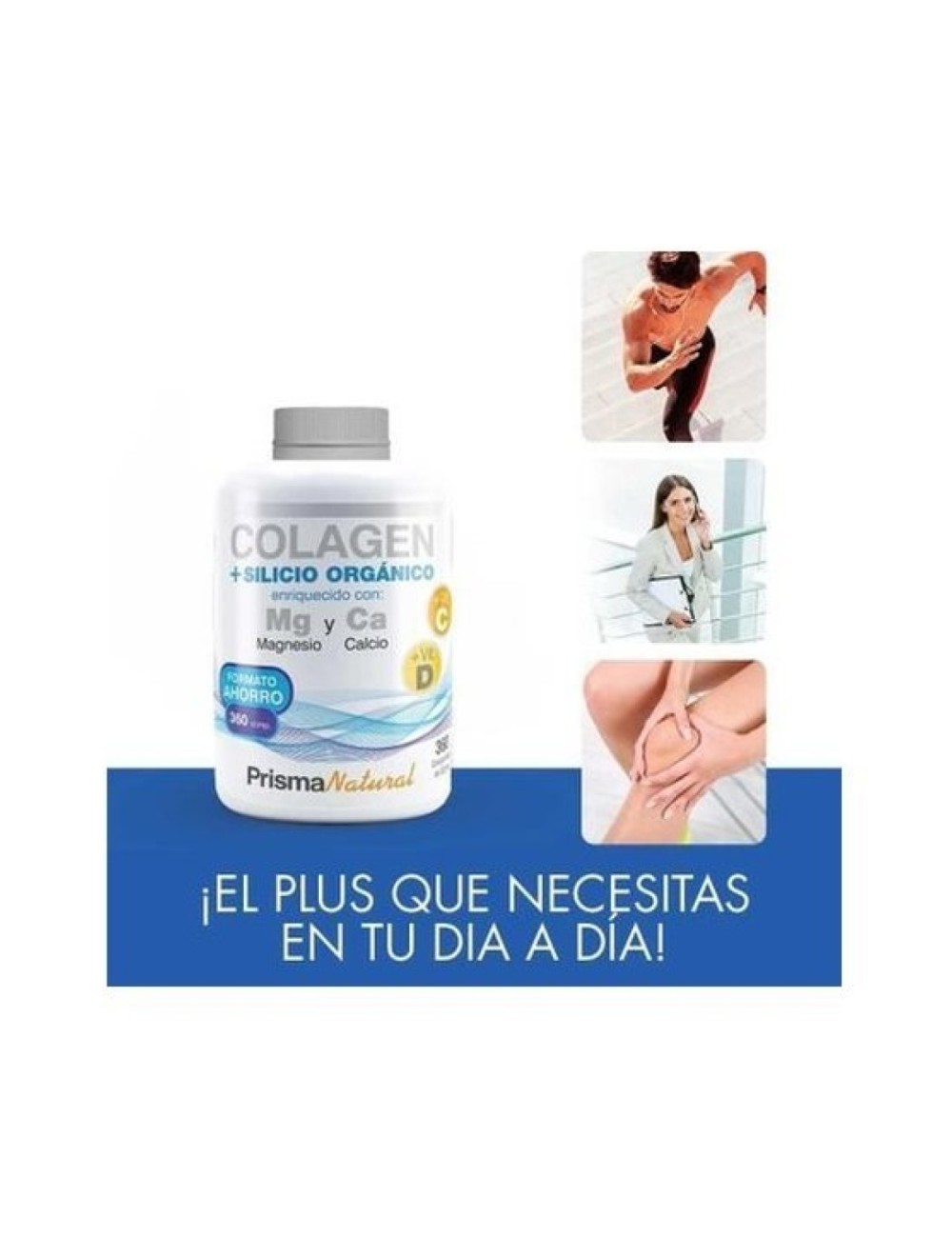 COLAGEN + SILICIO ORGÁNICO 360 CAPSULAS PRISMA NATURAL