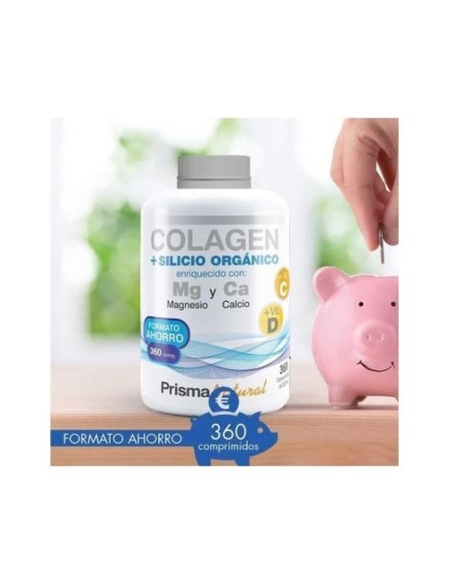 COLAGEN + SILICIO ORGÁNICO 360 CAPSULAS PRISMA NATURAL