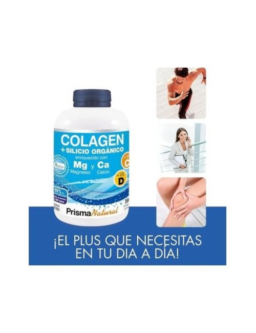 COLAGEN MARINO + SILICIO ORGÁNICO 360 CAPSULAS PRISMA NATURAL