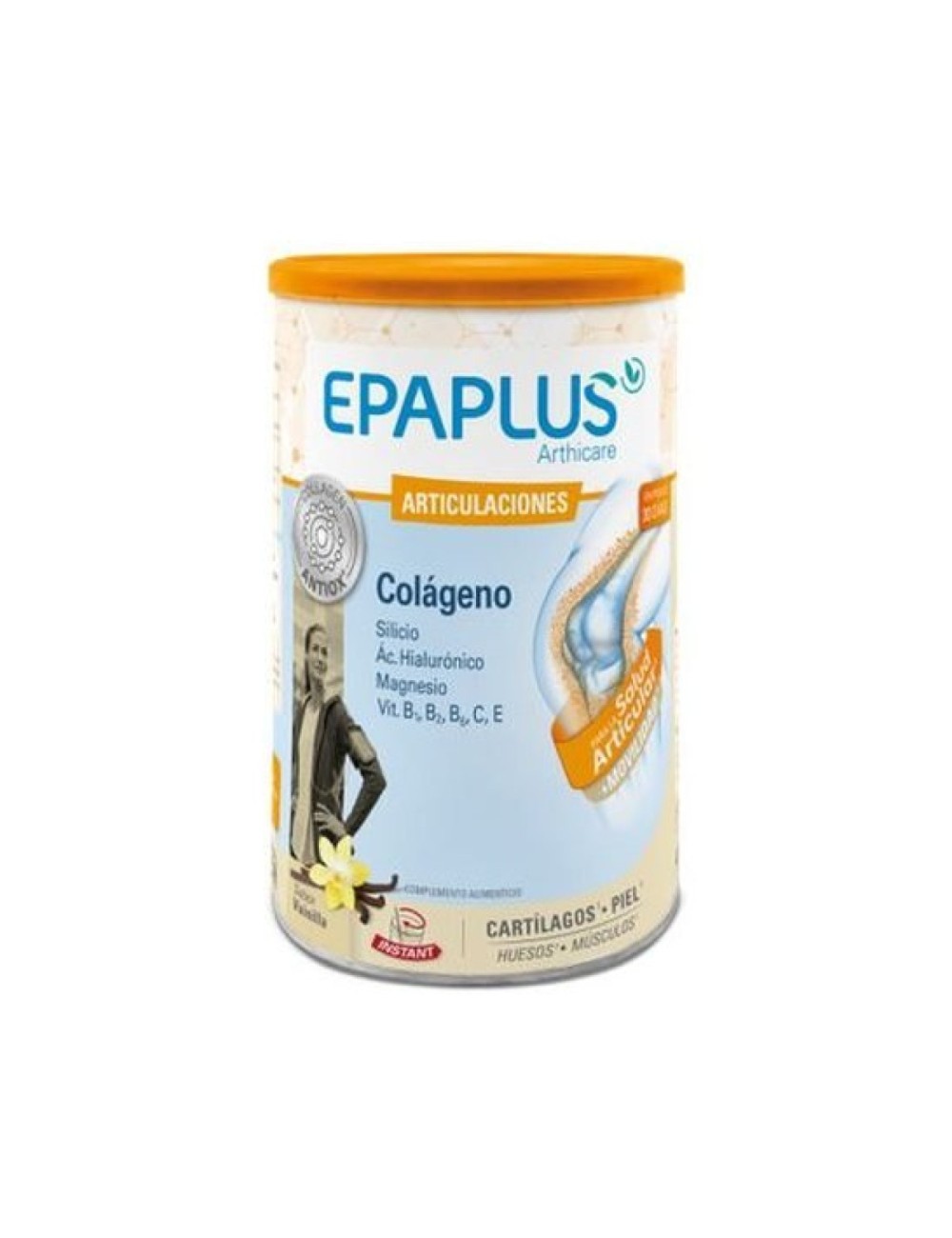 COLÁGENO CON ÁCIDO HIALURÓNICO Y MAGNESIO SABOR VAINILLA