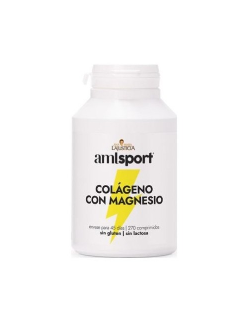 Colágeno con Magnesio AMLSPORT 270 comp.