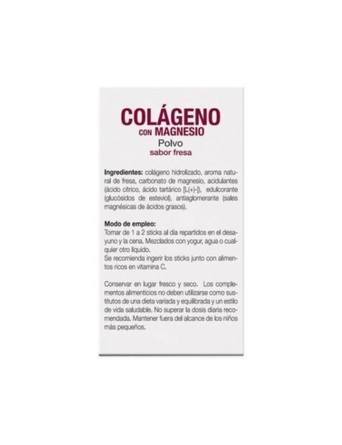 COLÁGENO CON MAGNESIO SABOR FRESA 20 STICKS ANA MARÍA LAJUSTICIA