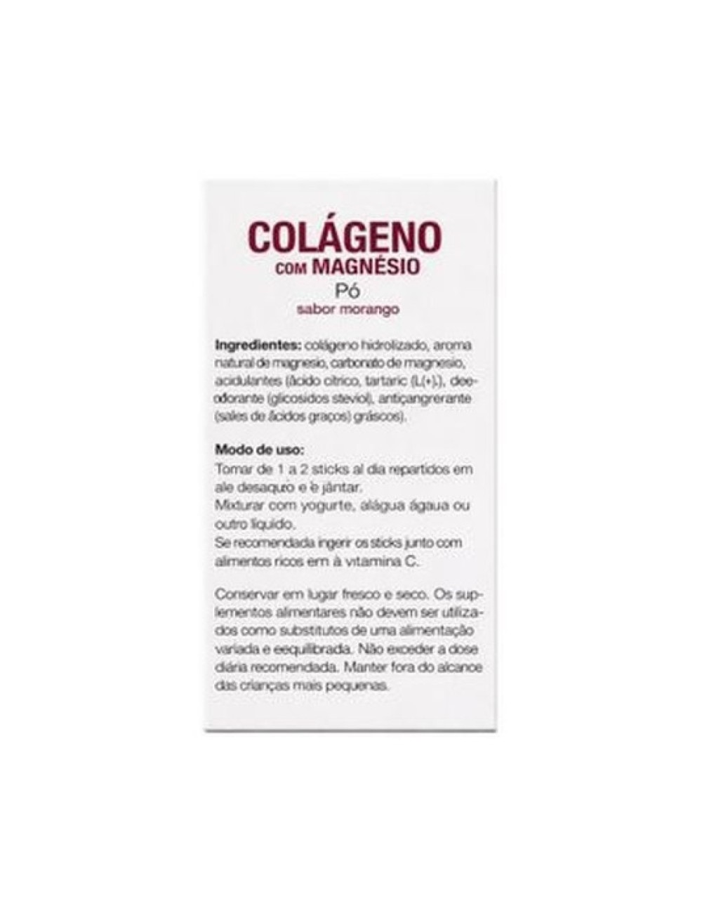 COLÁGENO CON MAGNESIO SABOR FRESA 20 STICKS ANA MARÍA LAJUSTICIA