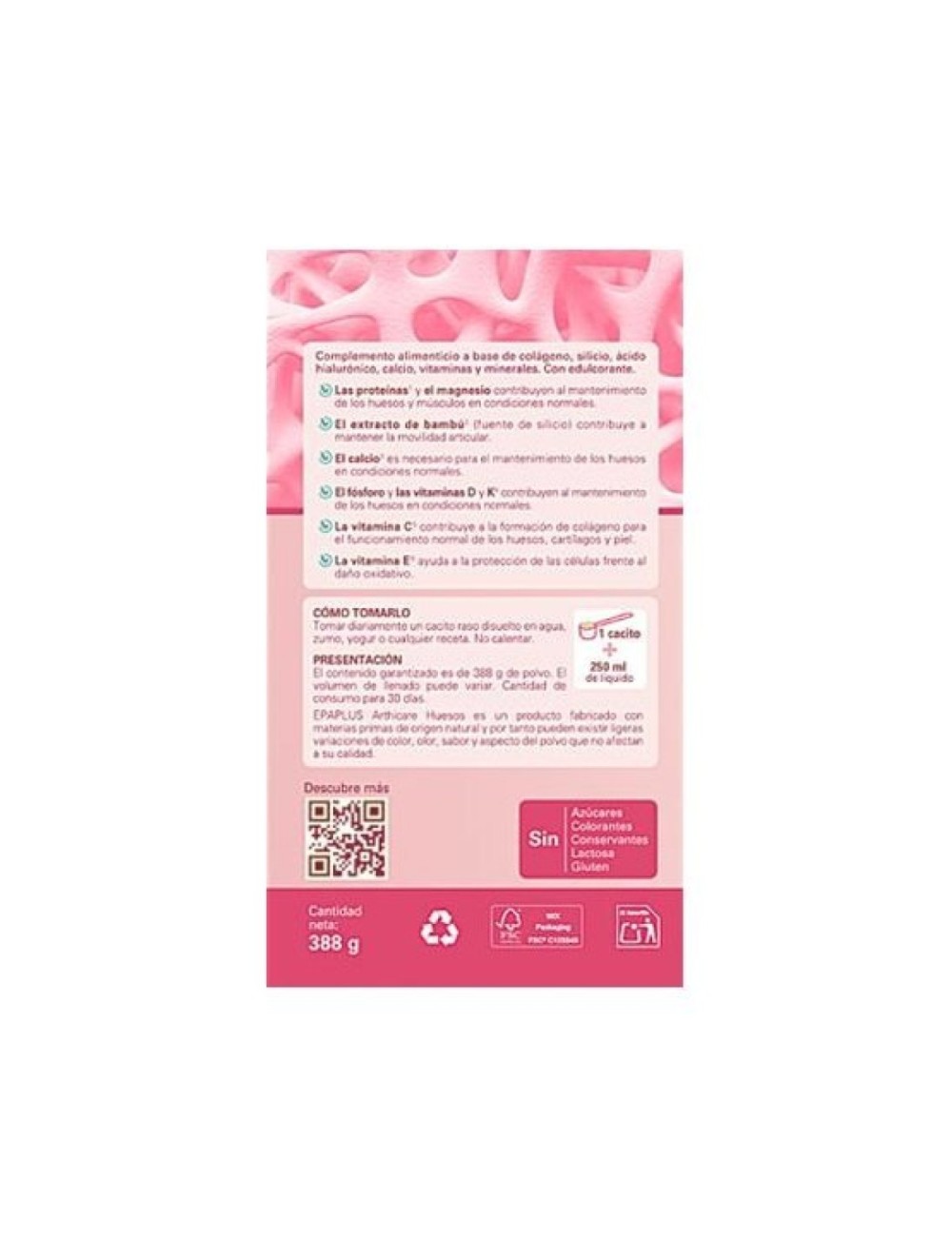 EPAPLUS COLAGENO ARTHICARE HUESOS  388 GR
