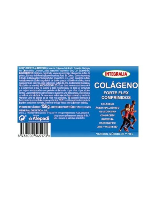 COLAGENO FORTE FLEX COMPRIMIDOS 120 INTEGRALIA