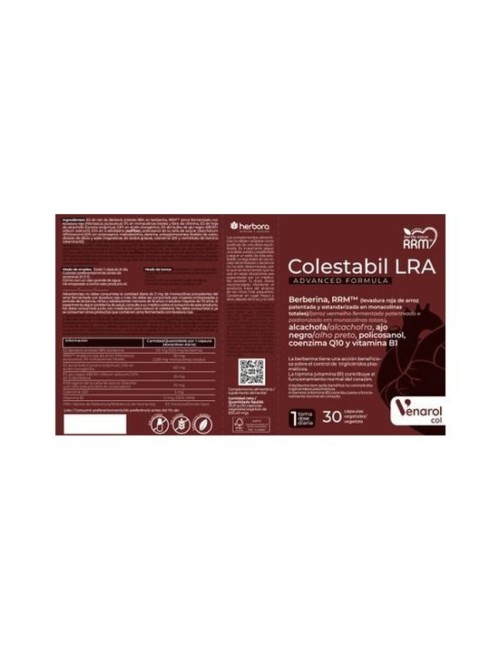 COLESTABIL LRA 30 CÁPSULAS HERBORA
