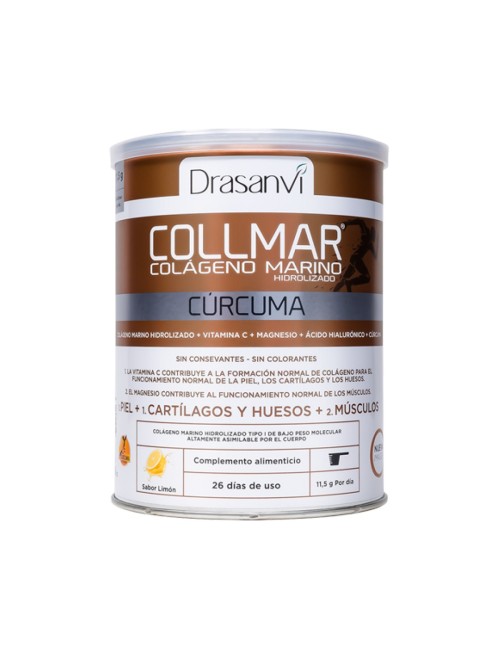 COLLMAR MAGNESIO CON CÚRCUMA SABOR LIMÓN 300 GR DRASANVI