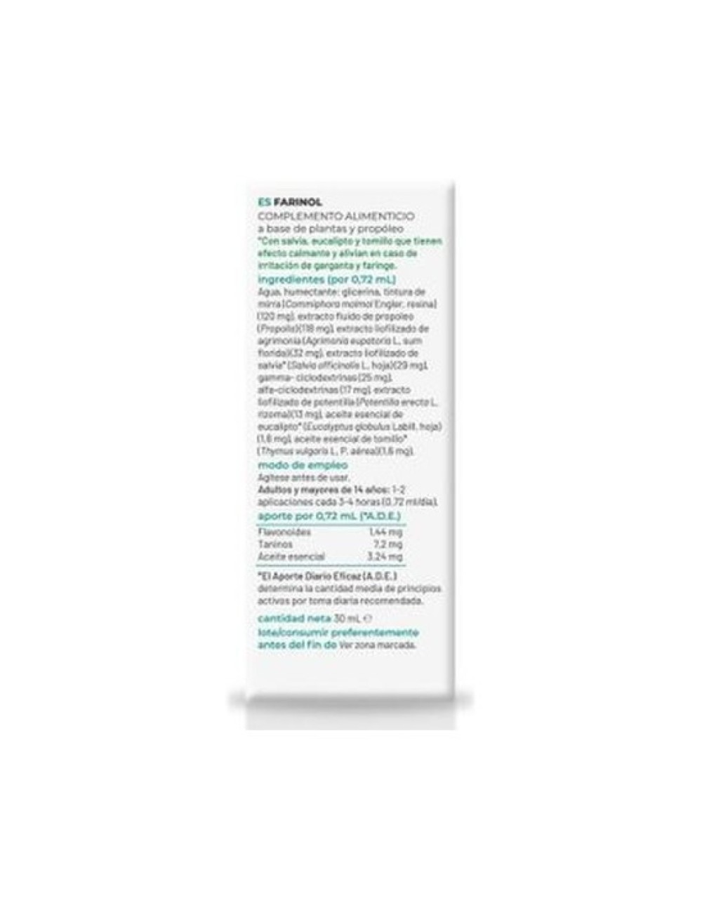 COMPOSOR 01 FARINOL COMPLEX 50 ML SORIA NATURAL
