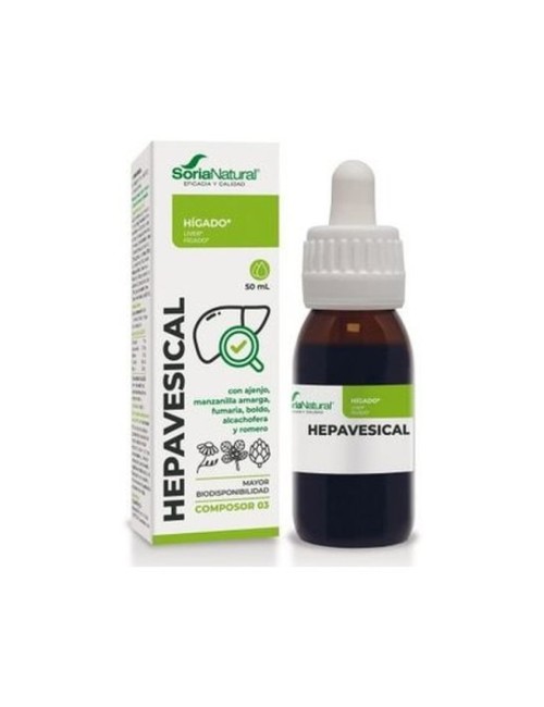 SORIA NATURAL  COMPOSOR 03  HEPAVESICAL 50 ML