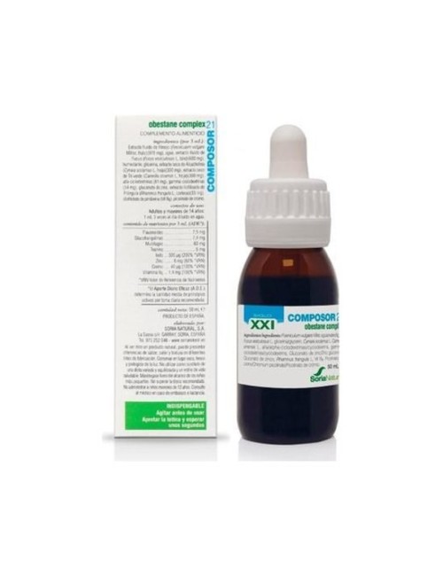 COMPOSOR 21 OBESTANE COMPLEX 50 ML SORIA NATURAL