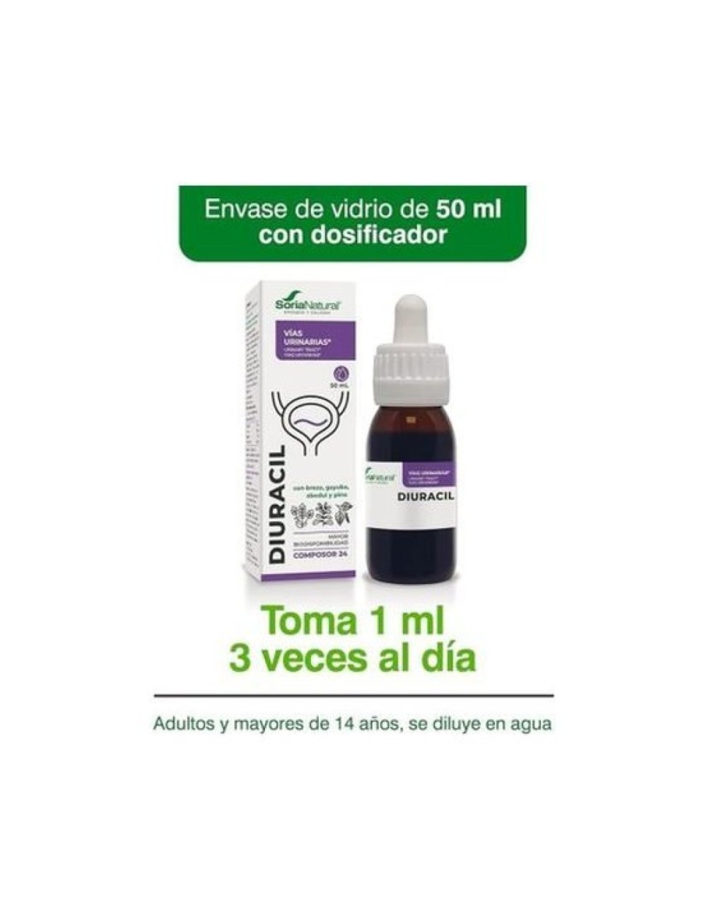 COMPOSOR 24 DIURACIL COMPLEX 50 ML SORIA NATURAL