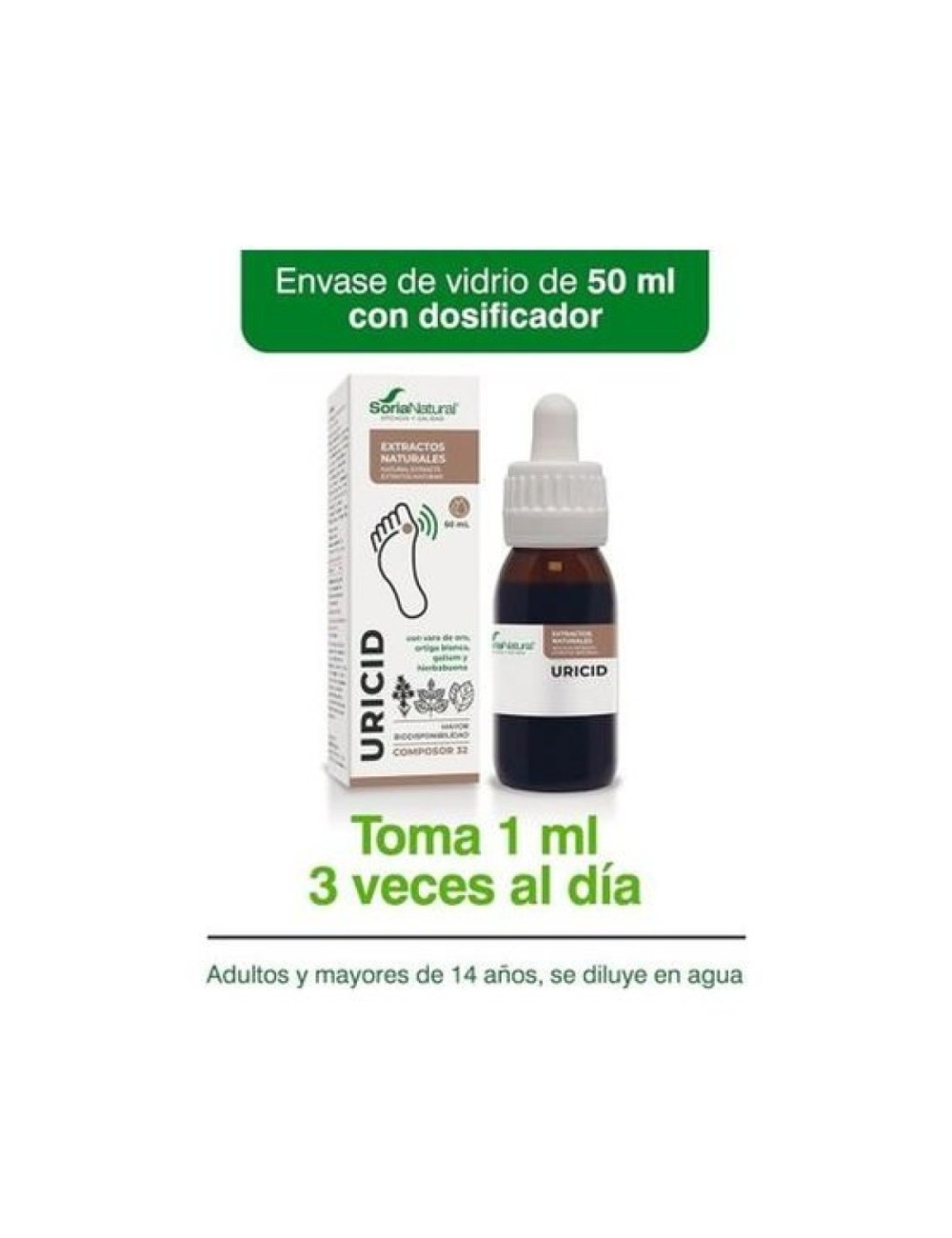 COMPOSOR 32 URICID COMPLEX 50ML SORIA NATURAL