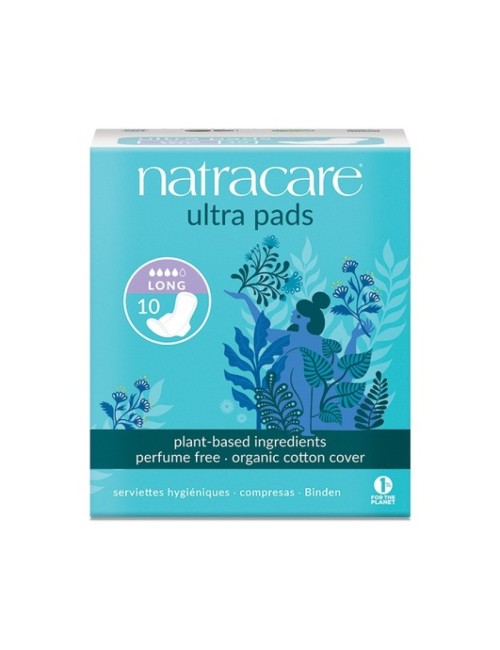 COMPRESAS EXTRA LARGA CON ALAS 10 UND NATRACARE