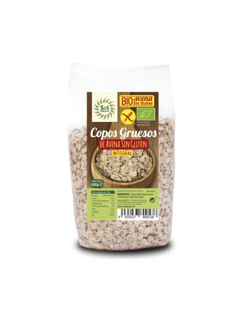 COPOS AVENA S/G GRUESOS 1 KG SOL NATURAL