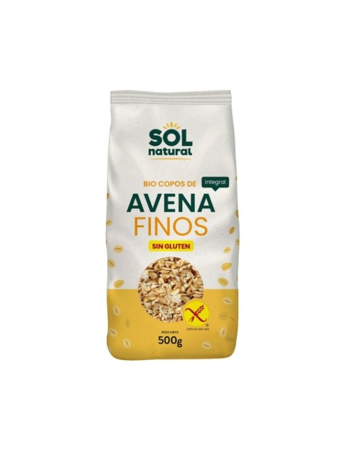 COPOS DE AVENA FINOS BIO S/G INTEGRAL 500 GR SOL NATURAL