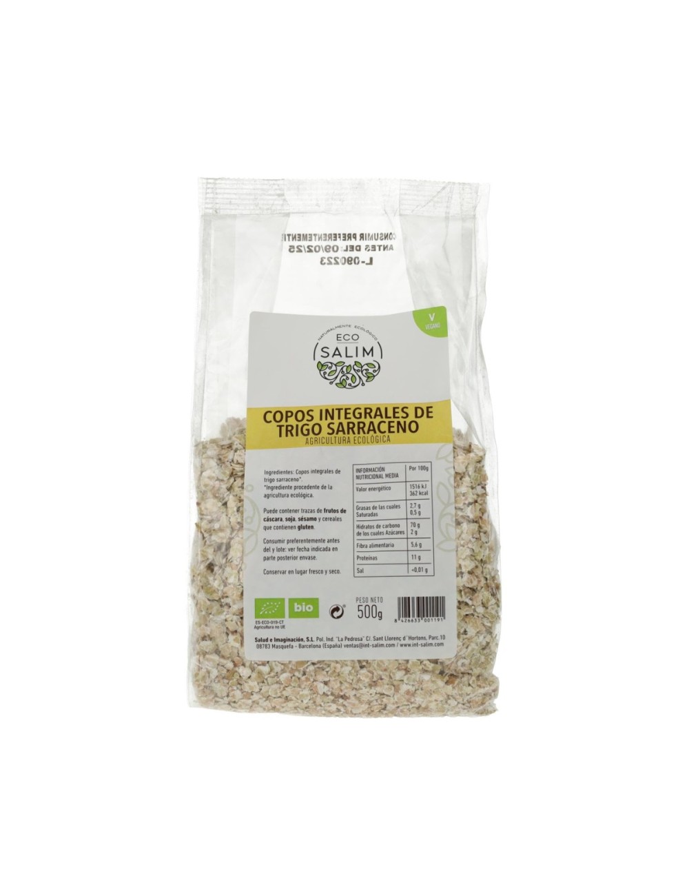 COPOS TRIGO SARRACENO 500 GR ECO-SALIM