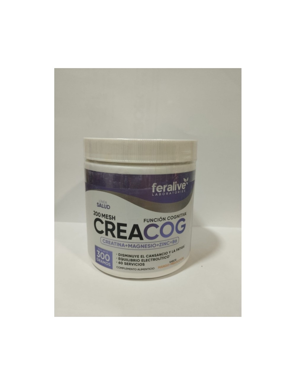 CREACOG MANGO - MELOCOTON 300 GRS CREATINA FERALIVE