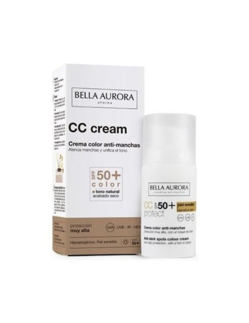 CREMA COLOR ANTI-MANCHAS SPF 50+ 30 ML BELLA AURORA