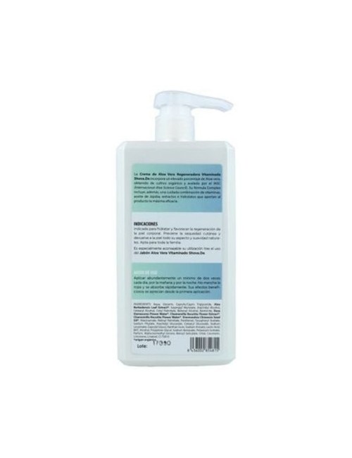 CREMA DE ALOE VERA VITAMINADA 1 L SHOVA DE