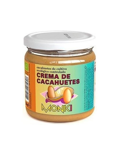MONKI CREMA DE CACAHUETES BIO 330 GR