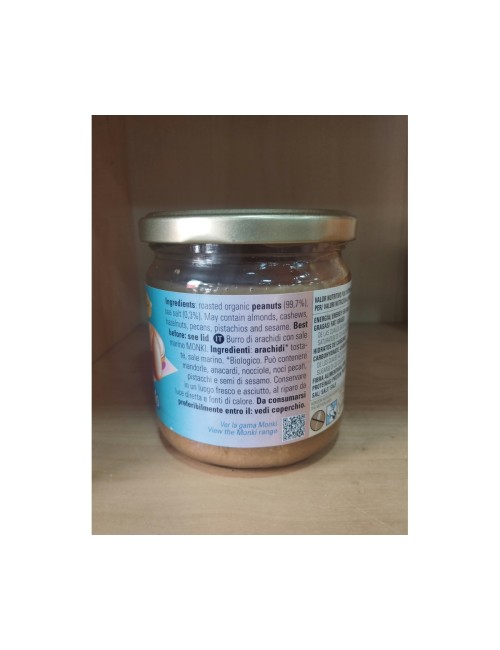 MONKI CREMA DE CACAHUETES BIO 330 GR