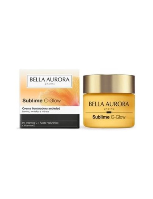CREMA ILUMINADORA ANTIEDAD SUBLIME C-GLOW 50 ML BELLA AURORA