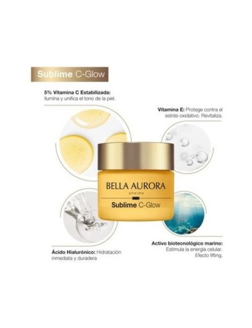 CREMA ILUMINADORA ANTIEDAD SUBLIME C-GLOW 50 ML BELLA AURORA