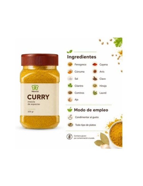 CURRY MOLIDO 200 GR