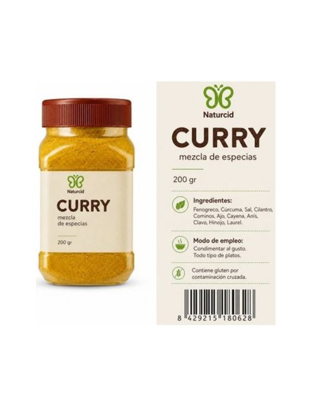 CURRY MOLIDO 200 GR