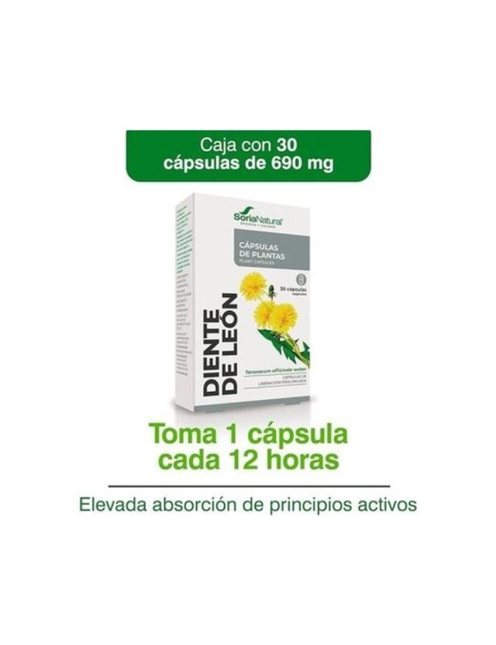 DIENTE DE LEÓN 30 CAP SORIA NATURAL